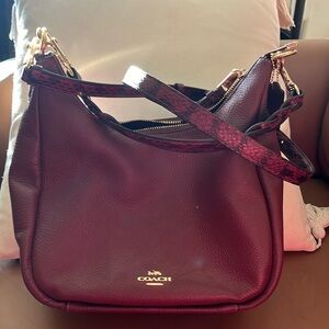 Coach G2222-CC756 Brown Leather Satchel Bag
